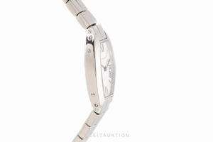 Cartier Tonneau 18 ct white gold quartz Kal. 028 Ref. 2545