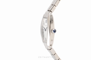 Cartier Tonneau 18 ct white gold quartz Kal. 028 Ref. 2545