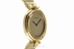 Cartier Santos 18 ct gold quartz Kal. 81