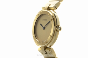 Cartier Santos 18 ct gold quartz Kal. 81