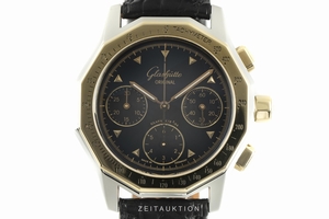 Glashutte Original Sport chronograph steel / gold automatic Kal. GUB 10-60 Ref. 10-66-43-42-04