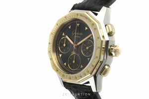 Glashutte Original Sport chronograph steel / gold automatic Kal. GUB 10-60 Ref. 10-66-43-42-04