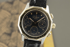 Glashutte Original Sport chronograph steel / gold automatic Kal. GUB 10-60 Ref. 10-66-43-42-04