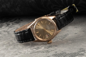 Rolex Date 18 ct gold automatic Kal. 1130 Ref. 6517 VINTAGE