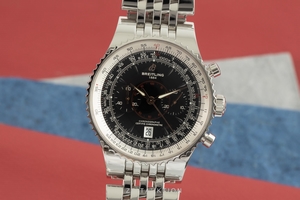 Breitling Montbrillant chronograph steel automatic Kal. B23 Ref. A23340