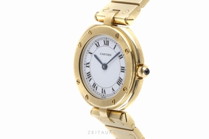 Cartier Santos 18 ct gold quartz Kal. 81 Ref. 8191