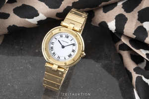 Cartier Santos 18 ct gold quartz Kal. 81 Ref. 8191