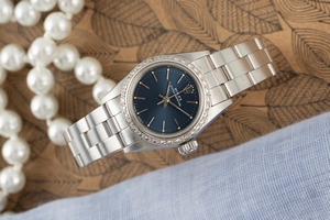 Rolex Oyster Perpetual steel / white gold automatic Kal. 2130 Ref. 67180