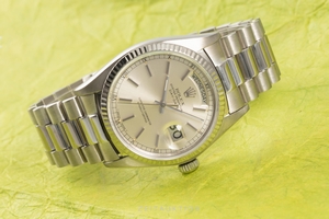 Rolex Day-Date 18 ct white gold automatic Kal. 3055 Ref. 18039
