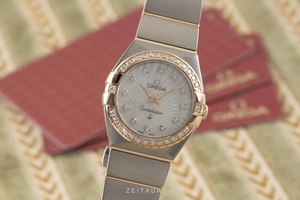 Omega Constellation steel / gold quartz Kal. 1376 Ref. 123.25.24.60.55.002, 895.1001