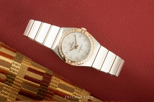 Omega Constellation steel / gold quartz Kal. 1376 Ref. 123.25.24.60.55.002