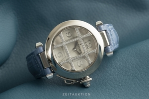Cartier Pasha 18 ct white gold automatic Kal. 120 Ref. 2400