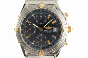 Breitling Chronomat chronograph steel / gold automatic Ref. B13352