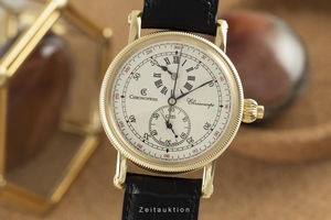 Chronoswiss Chronoscope 18 ct gold automatic Kal. C.125 Ref. CH1521