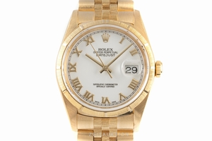 Rolex Datejust 18 ct gold automatic Kal. 3135 Ref. 16248