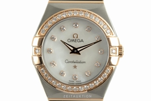 Omega Constellation steel / gold quartz Kal. 1376 Ref. 123.25.27.60.55.001