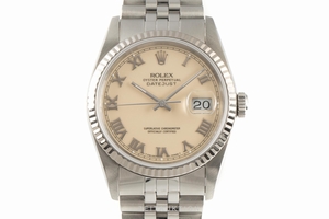 Rolex Datejust steel / white gold automatic Kal. 3135 Ref. 16234
