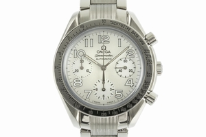Omega Speedmaster chronograph steel automatic Kal. 3220A Ref. 3834.70.36, 175.0042