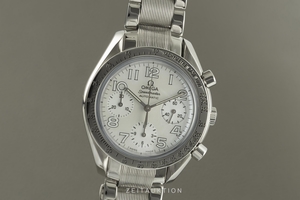 Omega Speedmaster chronograph steel automatic Kal. 3220A Ref. 3834.70.36, 175.0042