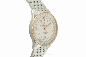 Breitling Navitimer steel / gold automatic Kal. B17 Ref. U17326