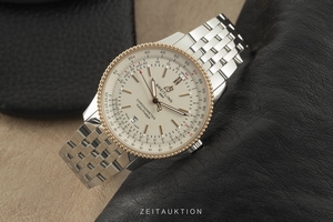 Breitling Navitimer steel / gold automatic Kal. B17 Ref. U17326