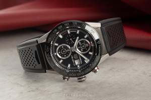 Tag Heuer Carrera chronograph ceramic / steel automatic Kal. Heuer 01 Ref. CAR201Z