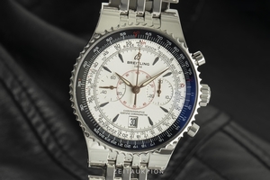 Breitling Montbrillant chronograph steel automatic Kal. B23 Ref. A23340