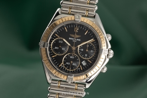 Breitling Sextant chronograph steel / gold quartz Kal. 1270 Ref. D55046