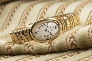 Cartier Baignoire 18 ct gold quartz Kal. 057.06 Ref. 1950