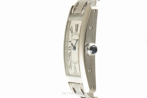 Cartier Tank Americaine 18 ct white gold quartz Kal. 157 Ref. 2489