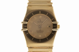 Omega Constellation 18 ct gold quartz Kal. 1382 Ref. 598.0003