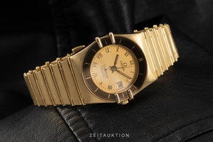 Omega Constellation 18 ct gold quartz Kal. 1382 Ref. 598.0003