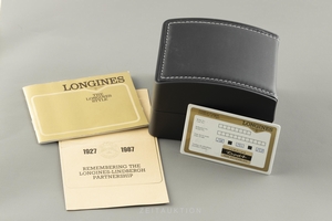 Longines Lindbergh Stundenwinkel 18 ct gold automatic Kal. L989.2 Ref. 989.5216