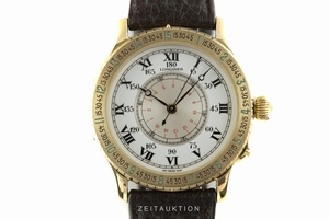 Longines Lindbergh Stundenwinkel 18 ct gold automatic Kal. L989.2 Ref. 989.5216
