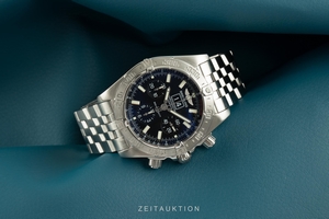 Breitling Blackbird chronograph steel automatic Kal. B44 Ref. A44359