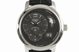 Glashutte Original PanoMaticLunar steel automatic Kal. GO 90 Ref. 90-02-36-12-05