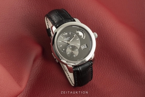 Glashutte Original PanoMaticLunar steel automatic Kal. GO 90 Ref. 90-02-36-12-05