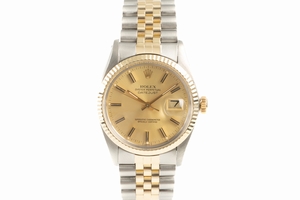 Rolex Datejust steel / gold automatic Kal. 3035 Ref. 16013