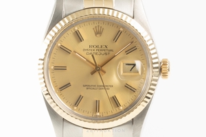 Rolex Datejust steel / gold automatic Kal. 3035 Ref. 16013