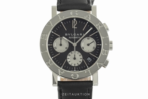 Bvlgari Bvlgari chronograph steel automatic Kal. 080TEEE Ref. BB38SLCH