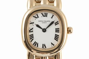 Patek Philippe Golden Ellipse 18 ct gold quartz Kal. E15 Ref. 4830/1