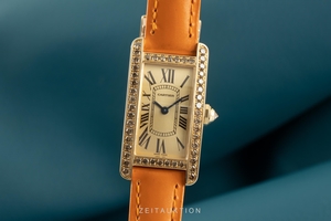Cartier Tank Americaine 18 ct gold quartz Kal. 157 Ref. 2482