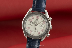 Omega Speedmaster chronograph steel automatic Kal. 3220 Ref. 3834.74.34, 175.0042