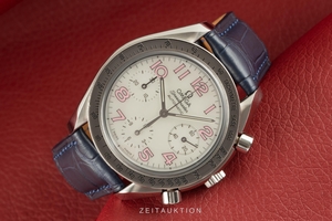 Omega Speedmaster chronograph steel automatic Kal. 3220 Ref. 3834.74.34, 175.0042