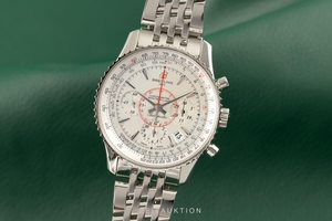 Breitling Montbrillant chronograph steel automatic Kal. B01 Ref. AB0130