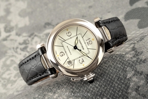 Cartier Pasha 18 ct white gold automatic Kal. 049 Ref. 2308