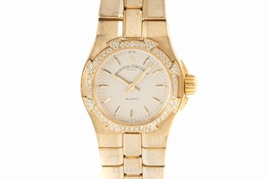 Vacheron & Constantin Overseas 18 ct gold quartz Kal. 1016 Ref. 12050-16050/1