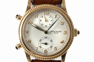 Patek Philippe Travel Time 18 ct gold manual winding Kal. 215/156 Ref. 4864J-010