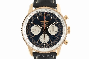 Breitling Navitimer chronograph 18 ct gold automatic Kal. B01 Ref. RB0120