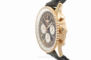 Breitling Navitimer chronograph 18 ct gold automatic Kal. B01 Ref. RB0120